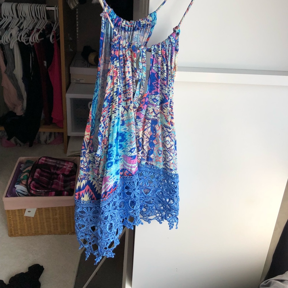 High Neck Lace Halter!